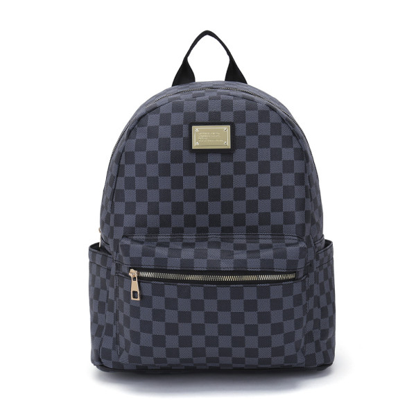 RICHPORTS New Fashion Women's PU Backpack Female College Student Bag Student Backpack Rucksack Travel Bag