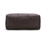 RICHPORTS Checkered  Fashion Quality Travel Bag Women PU Leather Gym Bags Hand Luggage For Men Duffle Bag