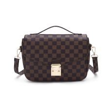 RICHPORTS Checkered Tote Shoulder Crossbody Bag Hobo Purses and Handbags with inner pouch - Women PU Vegan Leather