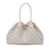 RICHPORTS  Checkered Women PU Totes Designers Luxury Handbags Women Shoulder Bags Female Top-handle Bags Fashion  Handbags