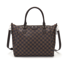 RICHPORTS Checkered Fashion Casual Shoulder Bag Handle Bag Lady Big Capacity Shopping Purse PU Leather Top Famous Designer Female Tote