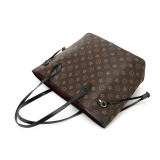 RICHPORTS  Checkered Women Top Famous Designer Leather Handbags Luxury Shoulder Bags Classic Tote For Lady Large Capacity Shopping Travel Handle Totes Bags