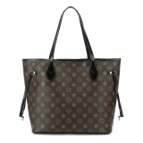 RICHPORTS  Checkered Women Top Famous Designer Leather Handbags Luxury Shoulder Bags Classic Tote For Lady Large Capacity Shopping Travel Handle Totes Bags