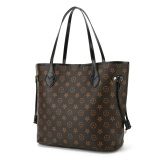 RICHPORTS  Checkered Women Top Famous Designer Leather Handbags Luxury Shoulder Bags Classic Tote For Lady Large Capacity Shopping Travel Handle Totes Bags