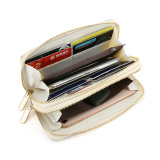 RICHPORTS Wallets Fashion Women Multi-layer Card Purse With Zipper Envelope Lady Luxury Clutch Street Bag Phone Coin Pocketbook