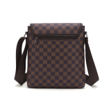 RICHPORTS Men's Crossbody Handbags Top Brand PU Leather Business Briefcase Famous Designer Casual Shoulder Bags Fashion Luxury Messenger Phone Coin Flap