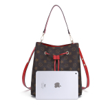RICHPORTS Women Handbags Set Top Brand Designer Two Pieces Bucket Bags Fashion PU Leather Crossbody Bags Big Capacity Shopping Street Shoulder Bags