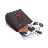 RICHPORTS Women Handbags Set Top Brand Designer Two Pieces Bucket Bags Fashion PU Leather Crossbody Bags Big Capacity Shopping Street Shoulder Bags