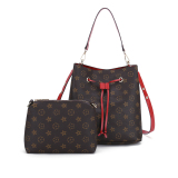 RICHPORTS Women Handbags Set Top Brand Designer Two Pieces Bucket Bags Fashion PU Leather Crossbody Bags Big Capacity Shopping Street Shoulder Bags