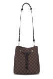 RICHPORTS Women Handbags Set Top Brand Designer Two Pieces Bucket Bags Fashion PU Leather Crossbody Bags Big Capacity Shopping Street Shoulder Bags