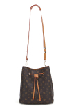 RICHPORTS Women Handbags Set Top Brand Designer Two Pieces Bucket Bags Fashion PU Leather Crossbody Bags Big Capacity Shopping Street Shoulder Bags