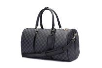RICHPORTS  Checkered 2025 Hot Handbags Unisex PU Leather Duffles Large Capacity Luggage Bags Women and Men Fashion Travel Bags