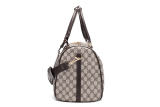 RICHPORTS  Checkered 2025 Hot Handbags Unisex PU Leather Duffles Large Capacity Luggage Bags Women and Men Fashion Travel Bags