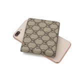 RICHPORTS  Checkered Wallet Unisex Short Leather Horizontal Section New Wave Old Flower Checkerboard Wallet Big-name Wallet Multi-functional Small Wallet
