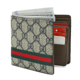 RICHPORTS  Checkered Wallet Unisex Short Leather Horizontal Section New Wave Old Flower Checkerboard Wallet Big-name Wallet Multi-functional Small Wallet