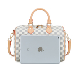 RICHPORTS Checkered Tote Shoulder Crossbody Bag Hobo Purses and Handbags with inner pouch - Women PU Vegan Leather