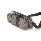 RICHPORTS  Checkered Women Three Pieces Crossbody Bags Lady Fashion Leather Handbags With Coin Purse Luxury Top Brand  Shoulder Bags