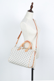 RICHPORTS Checkered Tote Shoulder Crossbody Bag Hobo Purses and Handbags with inner pouch - Women PU Vegan Leather