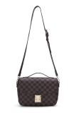 RICHPORTS Checkered Tote Shoulder Crossbody Bag Hobo Purses and Handbags with inner pouch - Women PU Vegan Leather