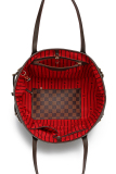 RICHPORTS  Checkered Women Top Famous Designer Leather Handbags Luxury Shoulder Bags Classic Tote For Lady Large Capacity Shopping Travel Handle Totes Bags