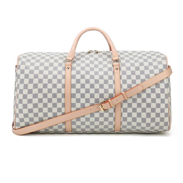 RICHPORTS Checkered Weekenders Duffel Bag – Large Travel & Gym Bag