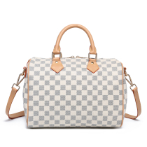 RICHPORTS Women's Checkered Crossbody Bag – Stylish Shoulder Tote Bag