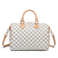 RICHPORTS Women's Checkered Crossbody Bag – Stylish Shoulder Tote Bag
