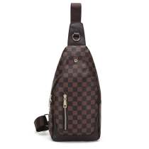 RICHPORTS Checkered Sling Bag – Stylish Chest Bag & Crossbody Shoulder Bag