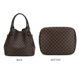 RICHPORTS Women’s Checkered Bucket Bag – Fashion Checkered Tote Bag with Dual Handles & Adjustable Shoulder Strap