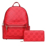 Vintage Print PU Leather Travel Backpack with Matching Wallet

This fashion-forward travel backpack features a vintage-inspired print, durable PU leather construction, adjustable shoulder straps, and a spacious interior with polyester lining. Ideal as a laptop backpack, carry-on backpack, or everyday backpack purse for women and men.