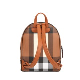 RICHPORTS Vintage Print Travel Backpack – PU Leather Backpack for Women & Men
