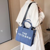 RICHPORTS Canvas Tote Bag for Women – Stylish Crossbody Bag Handbag Tote with Adjustable Strap