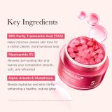 Medicube Red Capsule Cream with 99% Pure Tranexamic Acid & 5% Niacinamide - Dual Radiance Brightening Moisturizer for Dark Spots & Uneven Skin Tone - K-Beauty Glass Skin, 1.94 oz