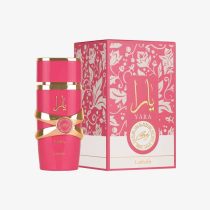 Lattafa Yara Candy Unisex Eau de Parfum Spray, (3.4 oz / 100 ml) - Sugared Strawberry Fizz & Vanilla Syrup - Long-Lasting Amber Fruity Arabian Fragrance for Unisex