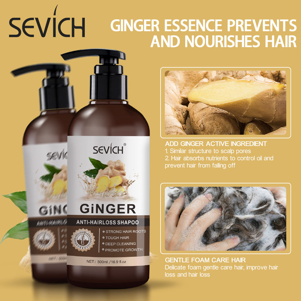 Sevich 500ml AntiLoss Ginger Shampoo Hair loss treatment Anti Hair