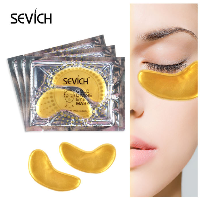 Gold Divine Eye Mask Sevich Gold Divine Eye Mask 5 Pairs Collagen Eye Mask Eye Patches For Eye Care Dark Circles Remove Anti-Aging Wrinkle Skin Care