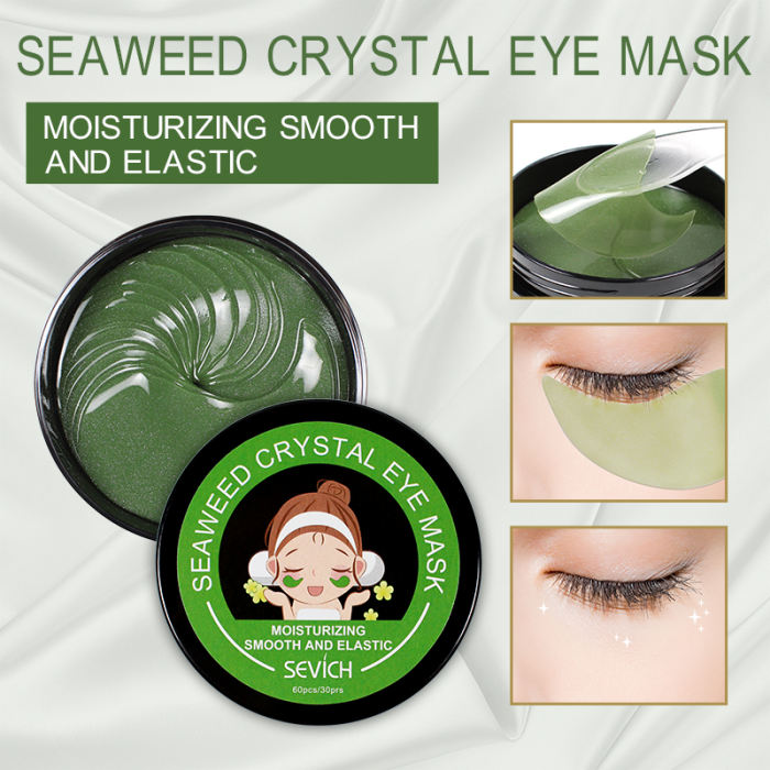 Eye Mask(Golden/Green) Sevich Gold/Seaweed Eye Mask Moisturizing Gel Eye patches Remove Dark Circles Anti Age Bag Eye Wrinkle