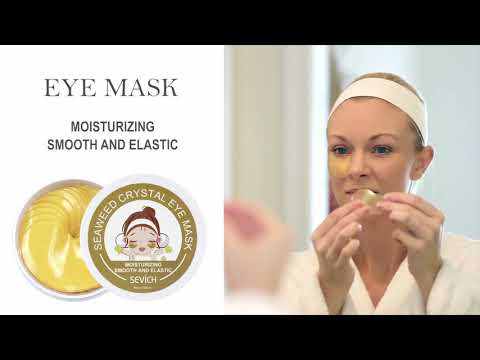 Eye Mask(Golden/Green) Sevich Gold/Seaweed Eye Mask Moisturizing Gel Eye patches Remove Dark Circles Anti Age Bag Eye Wrinkle
