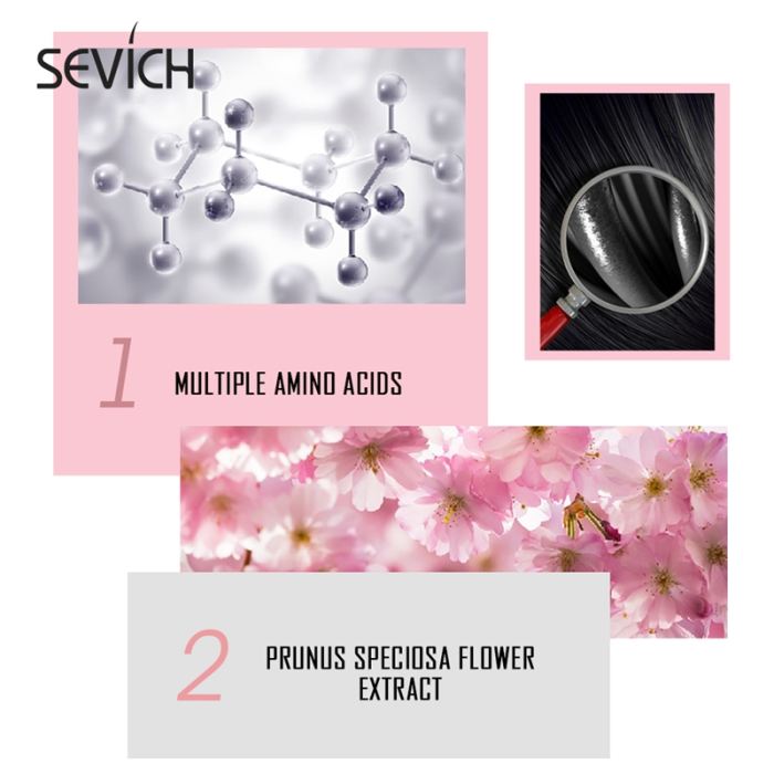 Cherry Blossom leave-in hair mask repair damaged hair 30ml Smoothes Amino acid Hair Care Mask Help Hair Nourishing