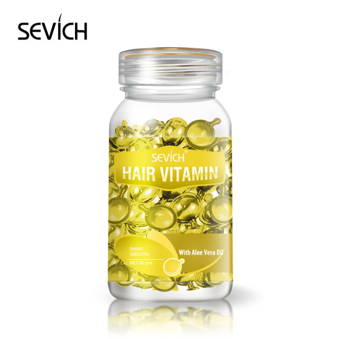 Hair Vitamin(7 colors) Sevich Pro Keratin Complex Oil Hair Vitamin Capsule Oil Silky & Shiny Hair Serum Moroccan Nourishing Oil Repair Damage Hair Oil