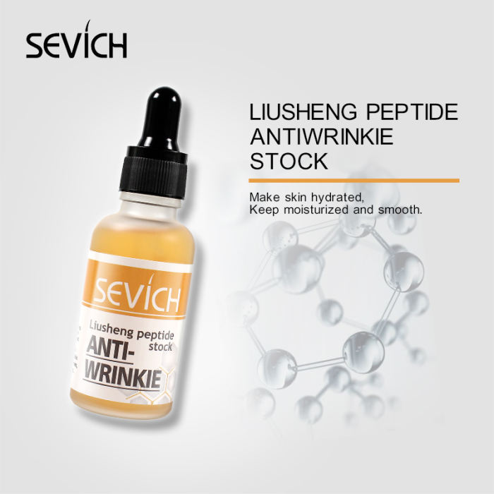 Antiwrinkie Stock Sevich 30ml Liusheng Peptide Stock Face Serum Hyaluronic Acid Anti-Aging Essence Moisturizing Firming Face Skin Care Cosmetics