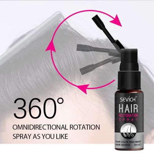 Hair Restoration Spary Sevich Polygonum multiflorum 30ml Hair Restoration Spary Help For Hair Color Treatment Anti-Hair Loss Herbal Hair growth Spray