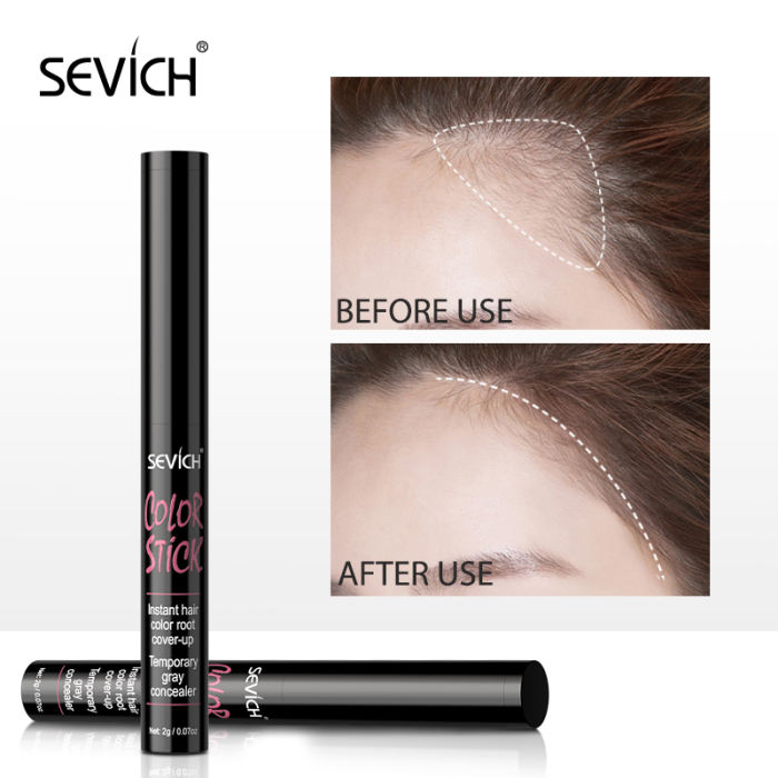 2g Sevich 3 Colors Hair Root Shadow Powder Waterproof Hair Shadow Trimming Hairline Edge Control Powder Pen