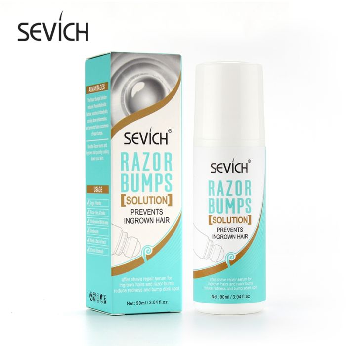 Sevich 90ml Hair Removal Cream Razor Bump Stop Ingrown Hairs treatment After Shave Repair dark spot Serum