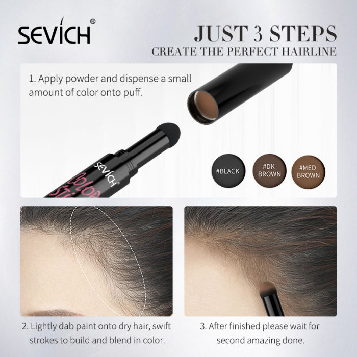 Sevich 3 Colors Hair Root Shadow Powder 2g