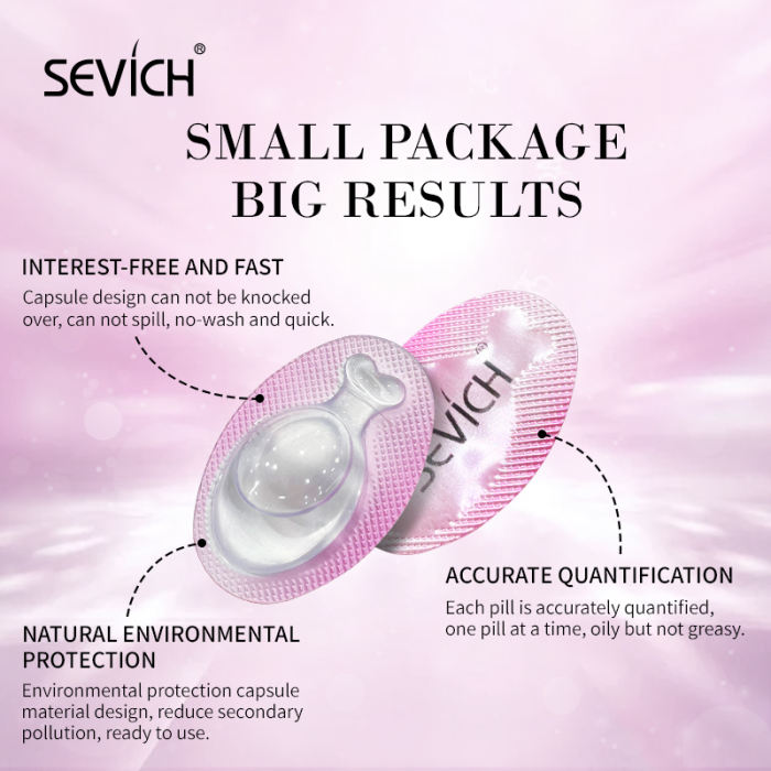 Sevich Collagen Nourishing Hair Capsules Smoothing Frizzy Deep Repair Dry Hair Care Products Keratin Hair Treatment Oil
