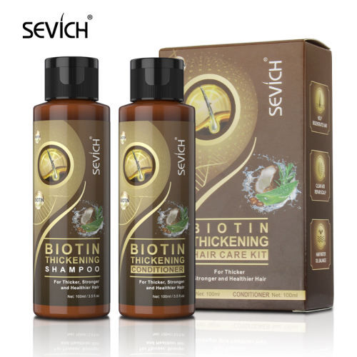 Sevich Biotin Thickening Hair Care Kit 100ml Anti-Hair Loss Hair Shampoo Stronger & Growing Hair Moisturing Conditioner
