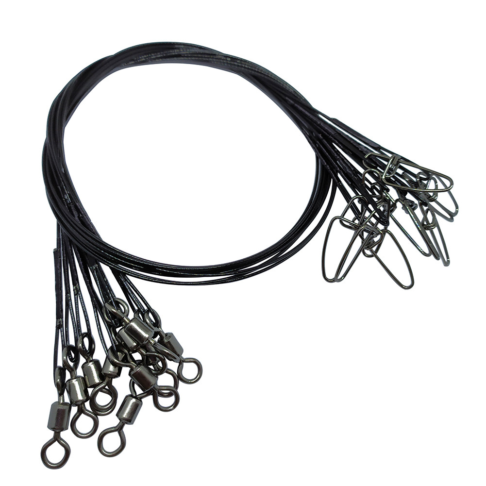 Fishing Wire Leader,50cm/19.7 70kg150LB Steel Leader Wire Saltwater