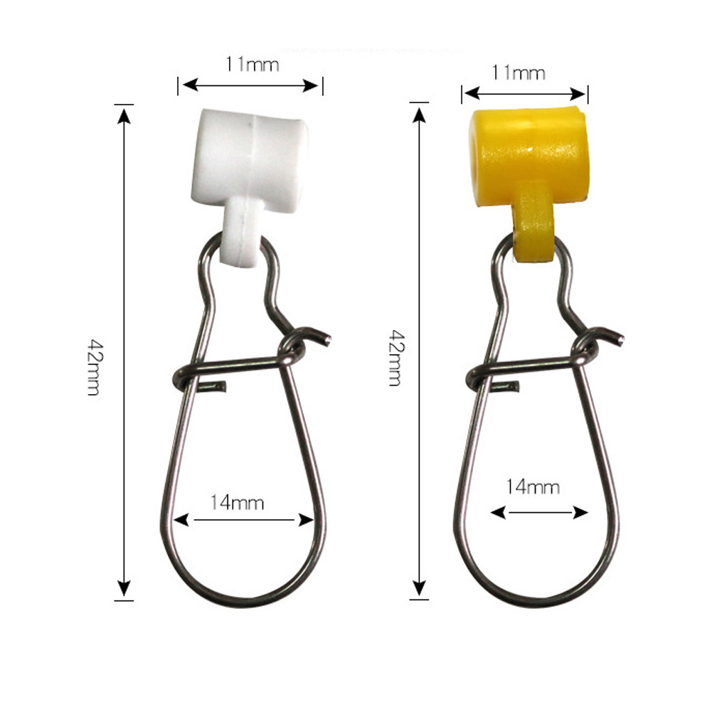 Fishing Sinker Slider with Hooked Snap Hook Fishing Connector