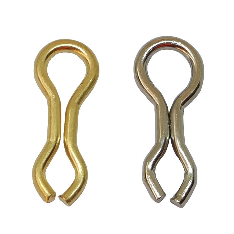 Fishing Brass Wire Sinker Eyelets Carp Fishing Swivels Clip Tackle